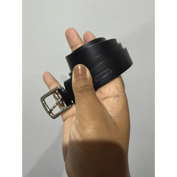 COACH 8566 Black Cowhide Belt Women's Size Small - Image 2