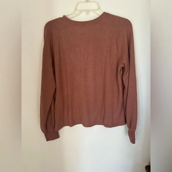 Abercrombie & Fitch Soft Cozy Brushed Fleece Long Sleeve Top S - Image 7