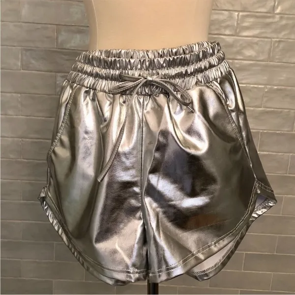 Silver Women's Shorts - Image 3