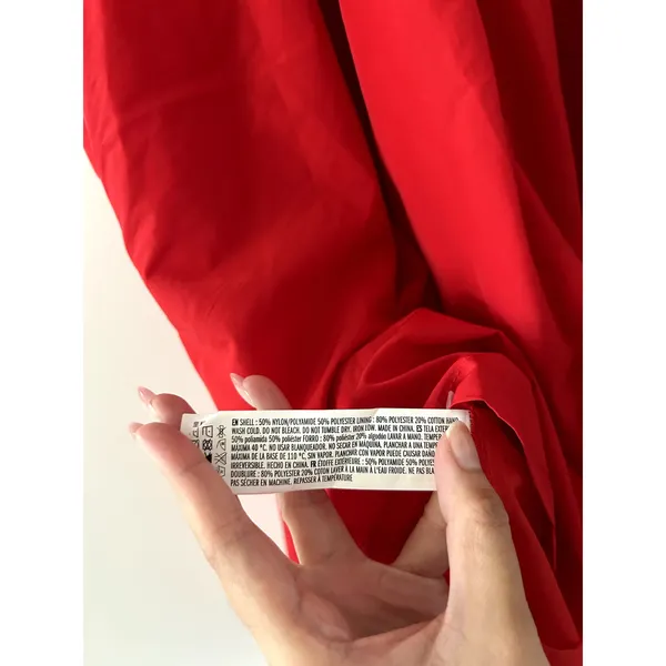 Hyacinth House Tuckernuck Courtney Red Mini Babydoll Dress NWT Size S - Image 8