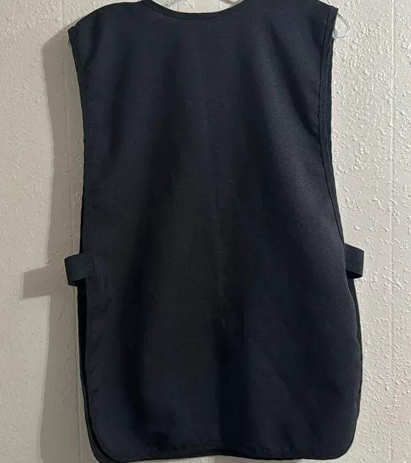 Sleeveless apron Black - Image 4