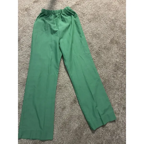 Vintage Girl Scout USA Uniform Jumper Sz10 Dress Green Sleeveless W/pants‎ Sz12 - Image 6