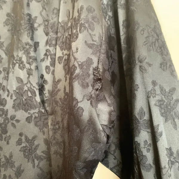 Zara Black Top Formal Floral Fashion Women Size Large Clothing - Image 6