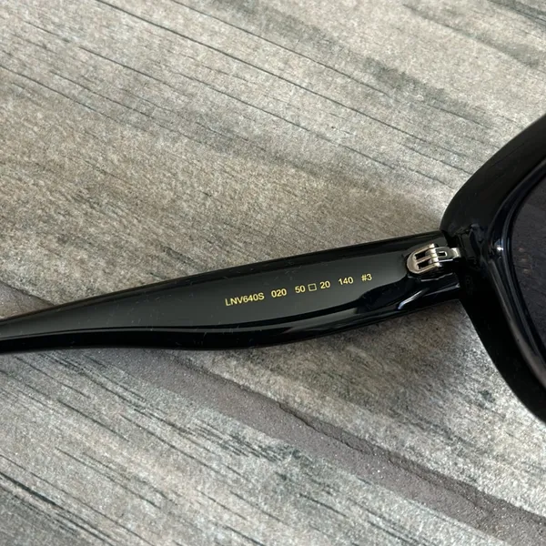 Lanvin black sunglasses - Image 4
