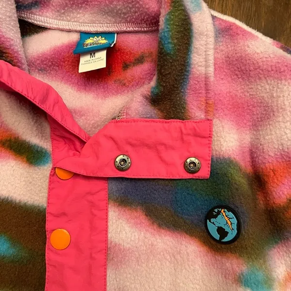 Teenage Tie Dye Tech Fleece Jacket Zumiez - Image 2