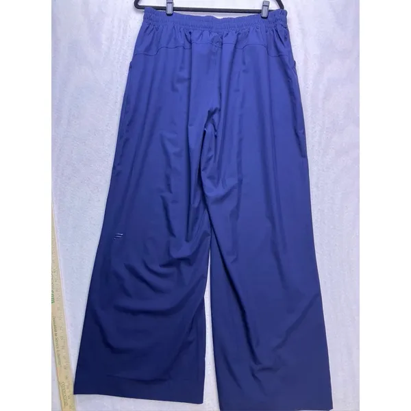 Fabletics Downtown Wide Leg Pant Women XL Purple Relaxed Fit Sweat Wicking Sport - Image 9