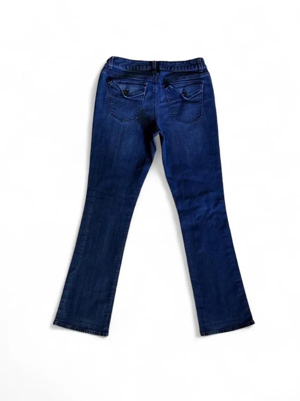 Sonoma Dark Wash Bootcut Jeans size 8 w/ button back pockets - Image 4