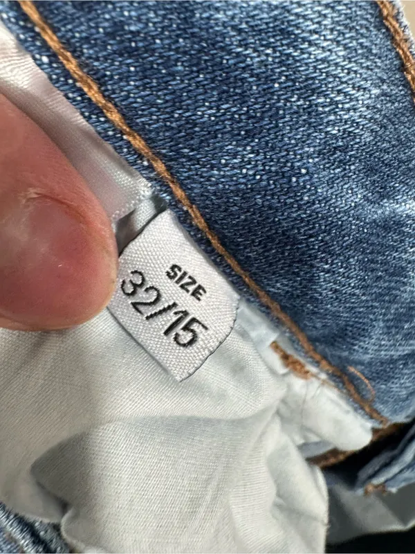Vervet Boyfriend Jean Blue Distressed Straight Jeans - Image 6