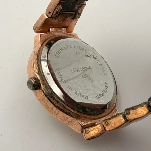 Elegant L&Co. Timepieces Women's Rose Gold Dress Watch, Working - Image 4