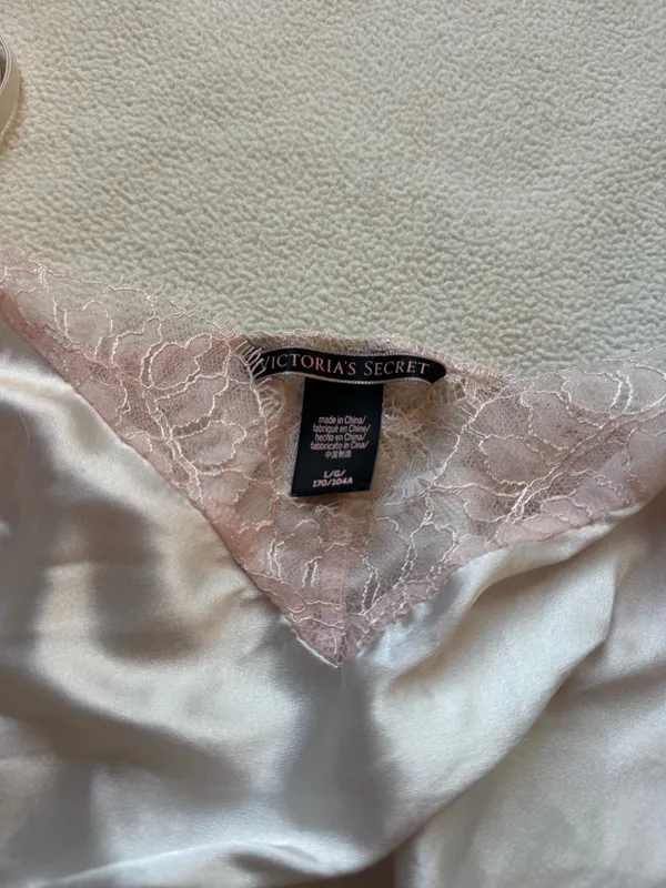 Victoria's Secret Lace Slip Dress Satin - Image 2