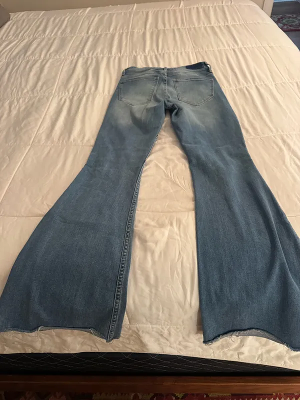 Hollister flare patchwork jeans  - Image 5