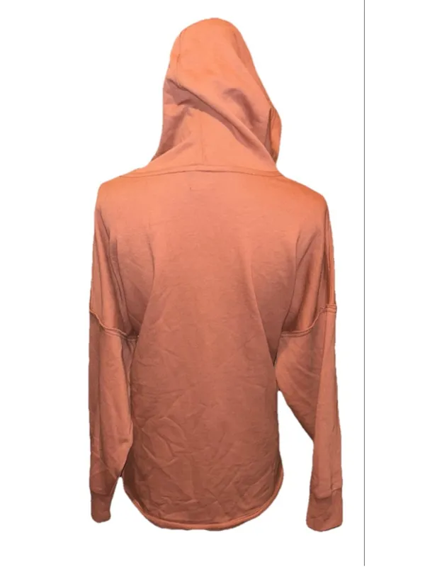 BKE Hoodie Womens M Brown Tan Cotton Pullover - Image 6