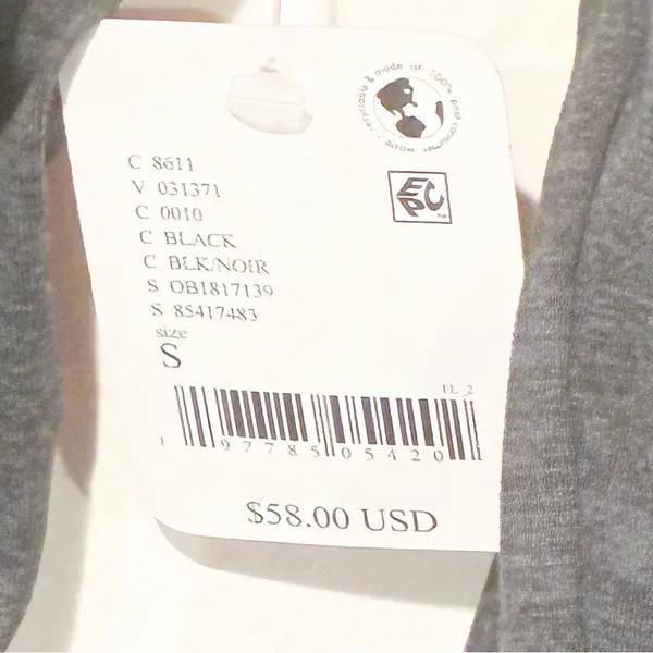 Free People FP Movement Grey Right‎ On Run Long Sleeve Top NEW - Image 6