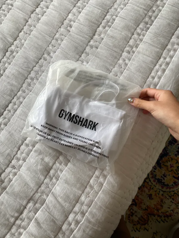 Gymshark White Cropped Tank - Image 4