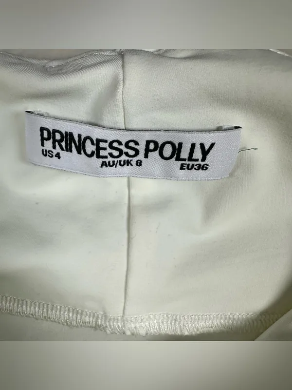 Princess Polly Maxeina Off-Shoulder Twist Front White Women's Top SZ:S - Image 7