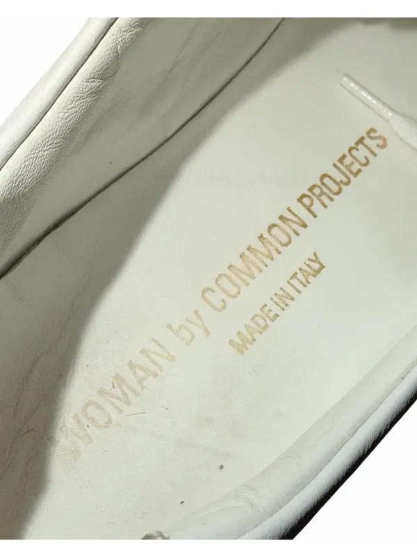 Common Projects Achilles Low White 3701 EU 36 US 6/6.5 Womens Sneakers Preppy - Image 6