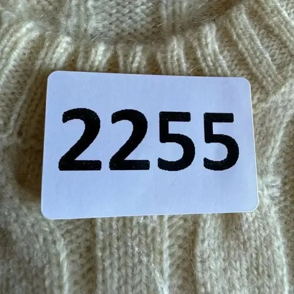 Sutton Studio Cashmere Cable Knit Cream Ivory Crewneck Swearer SZ XL #2255 - Image 10