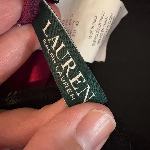 Lauren Ralph Lauren Red Paisley Swimsuit Size 10‎ - Image 6