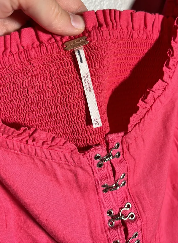 Free People pink Amelia corset top - Image 6
