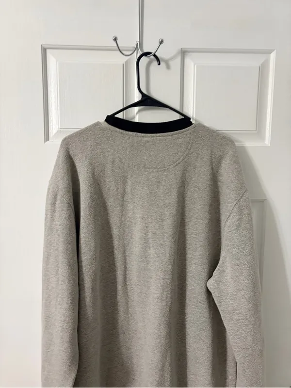 Mammoth Mountain California Grey Crew Sweatshirt with Black Trim - Image 5