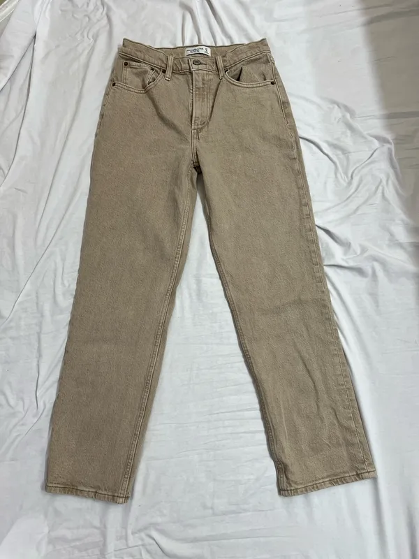 Abercrombie & Fitch 90’s ultra High-Rise Straight Jeans size 27” - Image 2