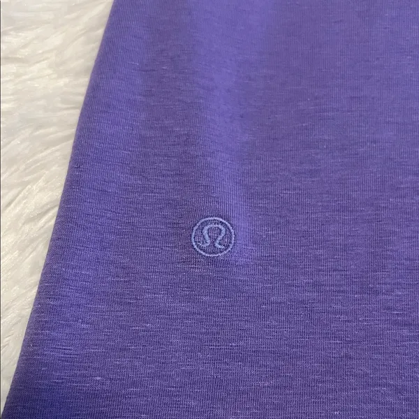 Lululemon Classic-Fit Cotton-Blend Scoop Dress size 4 Charged Indigo - Image 4