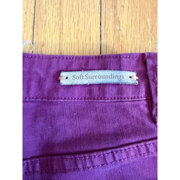 Soft Surroundings Womens Stretch Jeans 2 Tall Slim Straight - Image 6