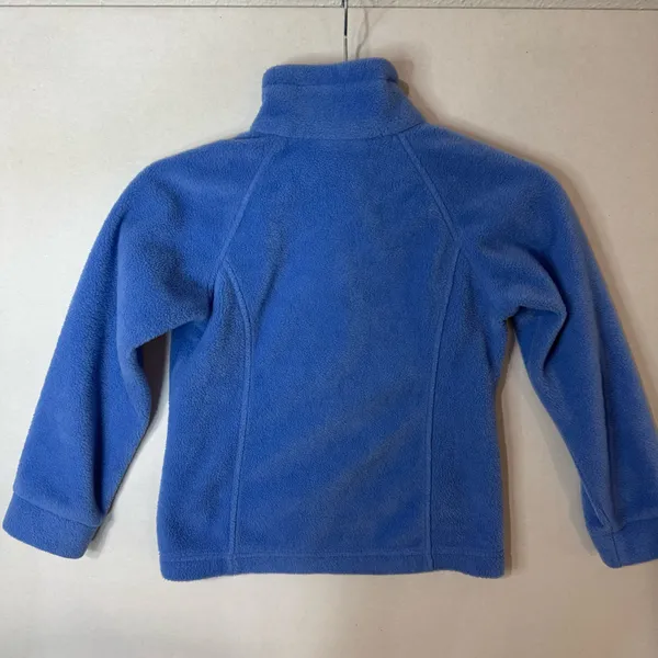 Columbia Fleece Jacket Youth Girls XS 6/7 Blue Full Zip Up Soft Warm Outdoor NEW - Image 13