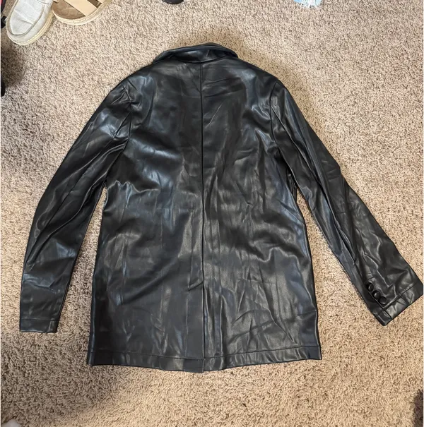 Voy Leather Jacket Black - Image 2