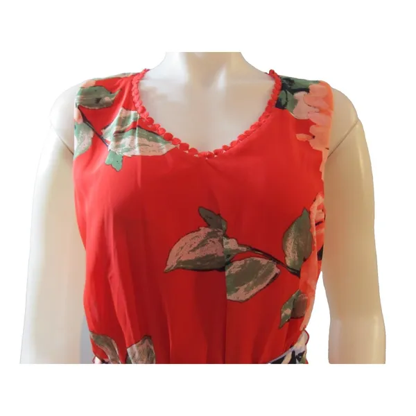 Apt. 9 Women’s Hi‑Low Dress Pink Floral Sleeveless Size Medium NWT - Image 4