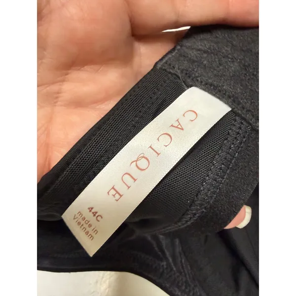 Cacique Modern Collection Smart Lift Unlined Balconette Bra Black 44C NWT - Image 7