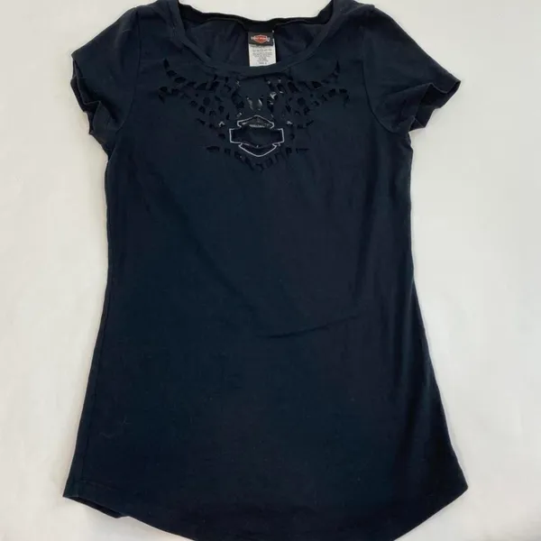 Harley Davidson Cutout Design T-Shirt From Gatlinburg TN - Image 4