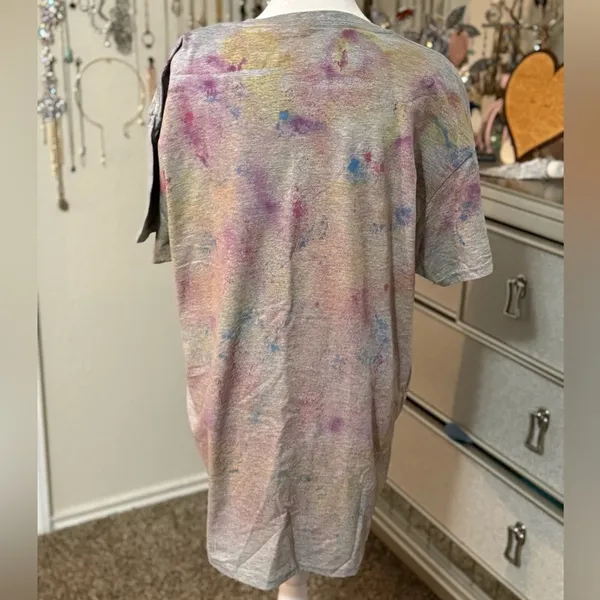 Tie dye Bad guys‎ FRIENDS short sleeve shirt - Image 4