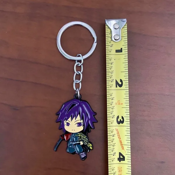 Boutique Demon Slayer Giyu Tomioka Kawaii Anime Keychain - Image 4