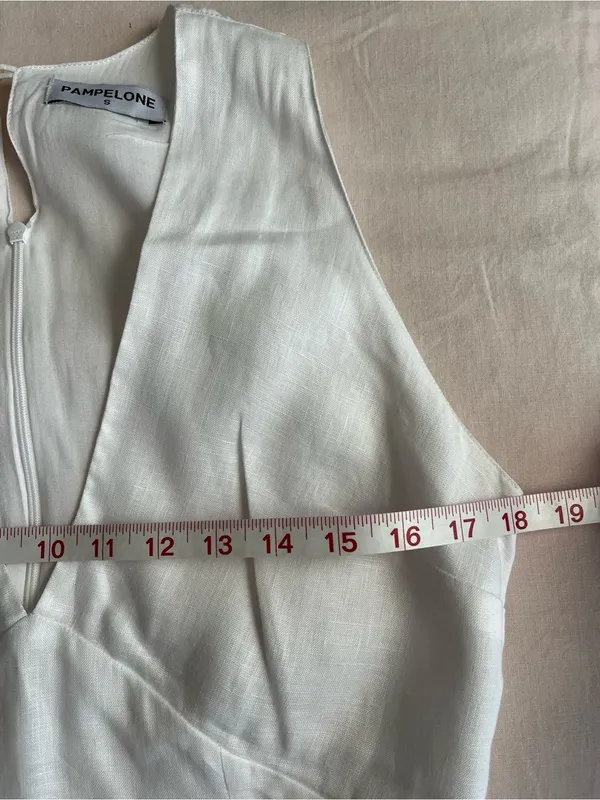 Pampelone• NWOT• Brown & White Linen Dresses Bundle• Sz S - Image 8
