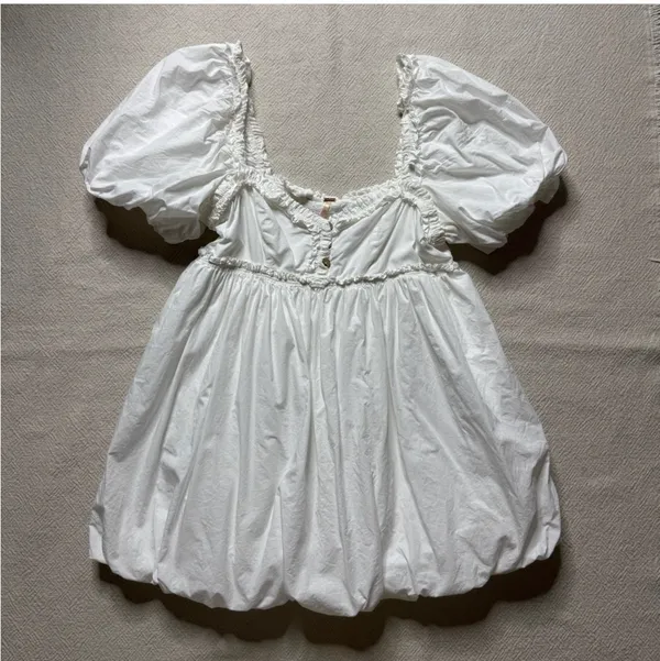 Free People Rendezvous Mini Dress White - Image 2