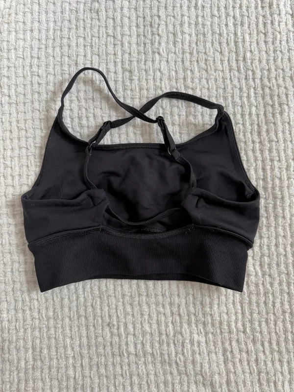 Gymshark Sports Bra Black - Image 3