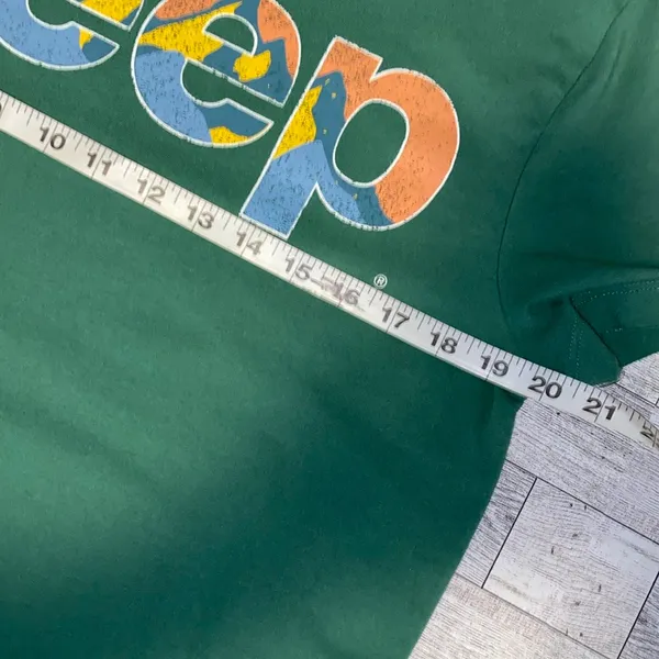 Goodfellow & Co. Green Jeep Graphic Tee Size Medium - Image 4