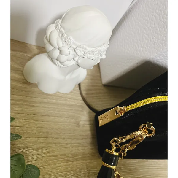 Yves Saint Laurent cosmetic Bag Pouch clutch Crossbody Bag - Image 4