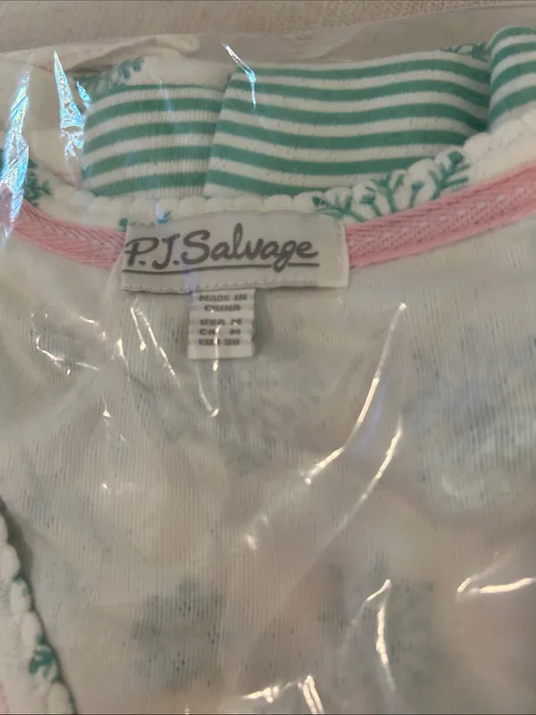 PJ SALVAGE SNOWFLAKE WISHES POINTELLE PANTS SET, size Small, NEW with tags - Image 8