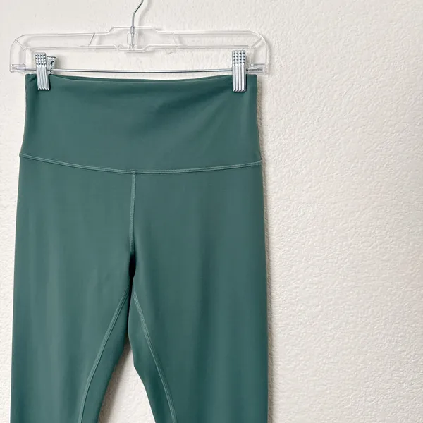 [Lululemon] Medium Teal Green Wunder Train High Rise Tight Leggings 25" Size 8 - Image 8