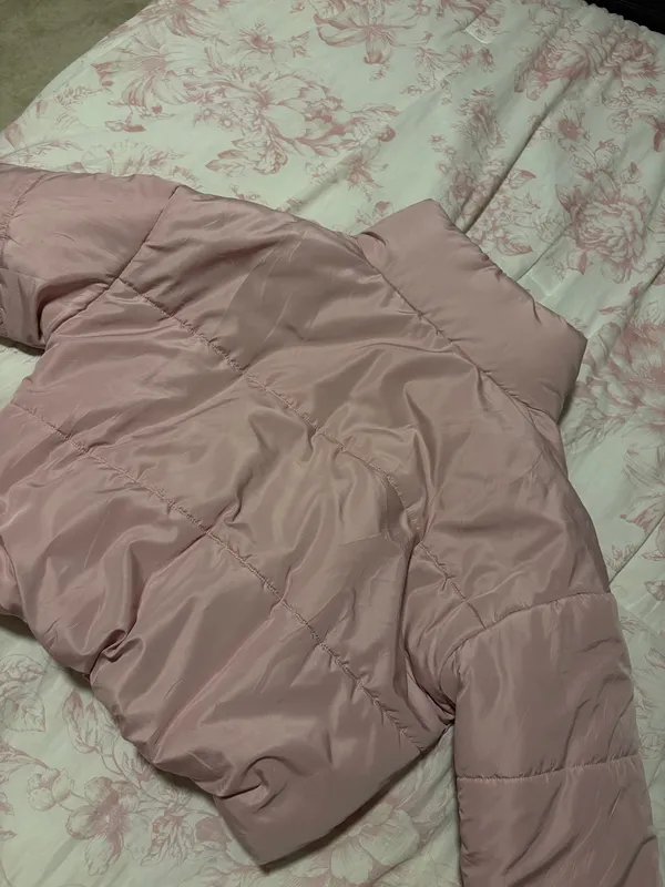 cropped pink puffer jacket amazon - Image 5