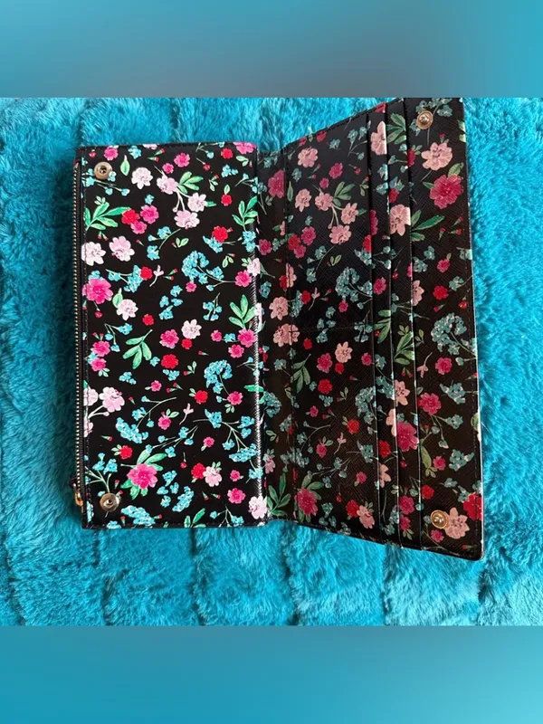 Kate Spade Gardner Street Greenhouse Floral Shawn Wallet Clutch Organizer - Image 5