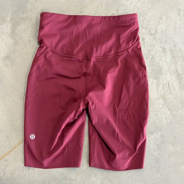 Lululemon Fast and Free High-Rise Short 8 Nulux Burgundy Red Size 4 W7BQSS - Image 2