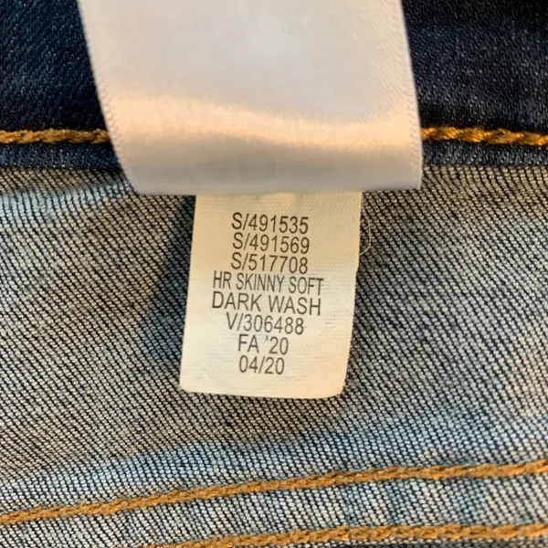 Banana Republic Women's‎ High Rise Skinny Jeans Dark Wash Size 30 10 READ - Image 4