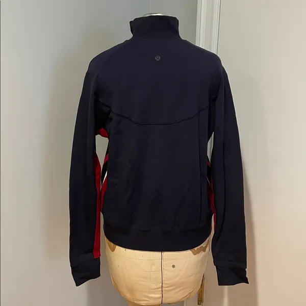 Lululemon Cover Your Tracks Jacket - Midnight Navy Size 8 - Image 3