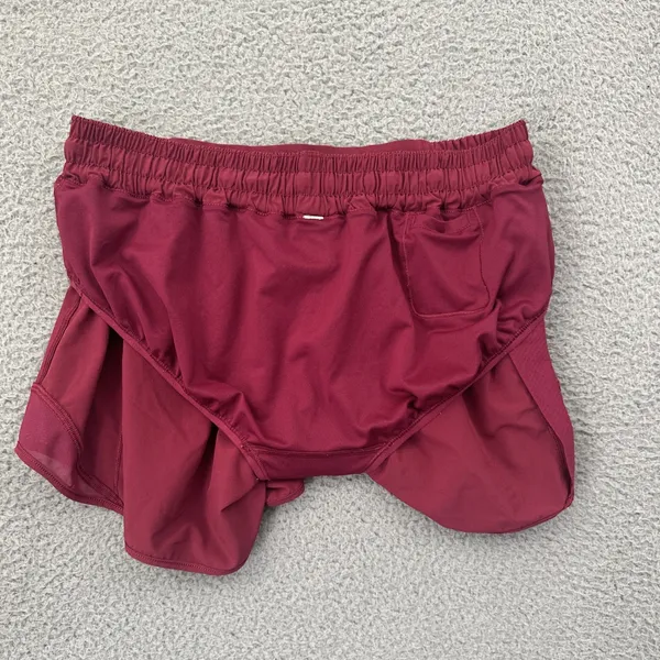 Lululemon Hotty Hot Shorts Low Rise 2.5" Pomegranate Pink Athletic Women's 10 - Image 4