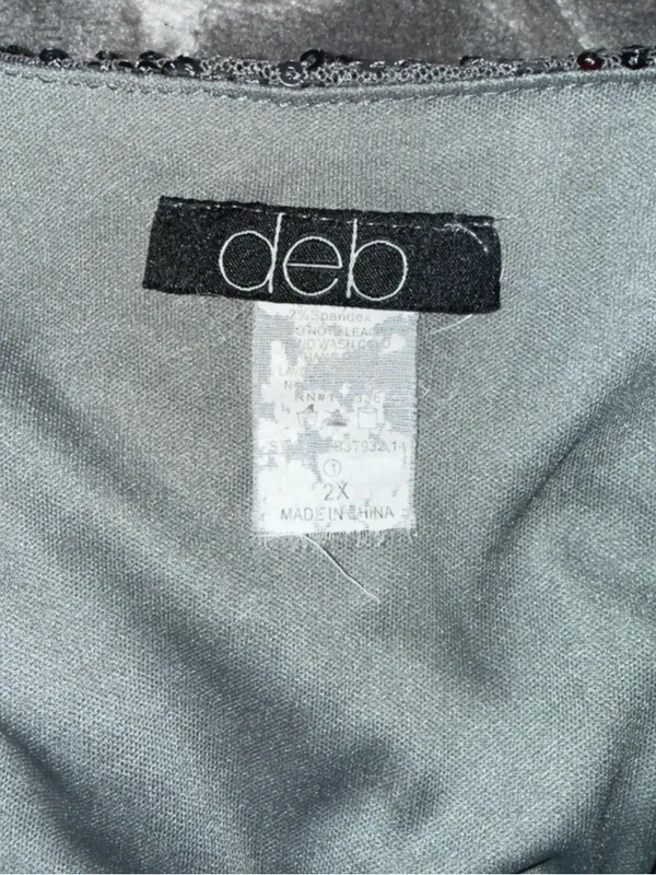 Vintage DEB Sequin Scoop Neck Cami Top - Image 4