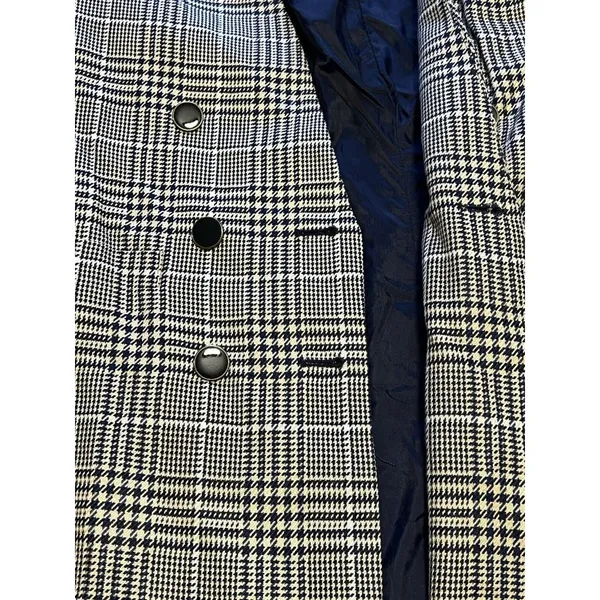 Vintage Stirling‎ Cooper Checkered Blazer Jacket Size 8 Business - Image 7