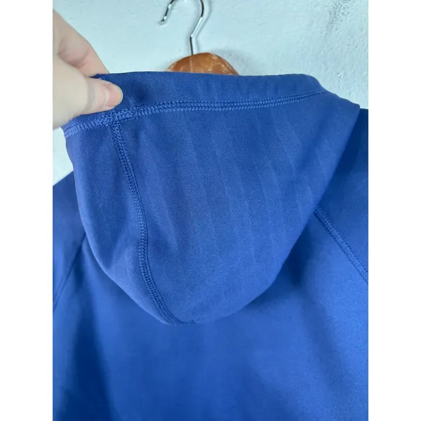 Nike Therma FIT Pullover Hoodie Womens Medium Blue‎ Green Athletic Sweatshirt - Image 5